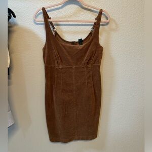 Wild Fable Brown Corduroy Mini Dress
